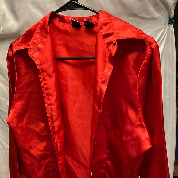 DCC Women’s Satin Long-Sleeve Shirt - Picture 1 of 4